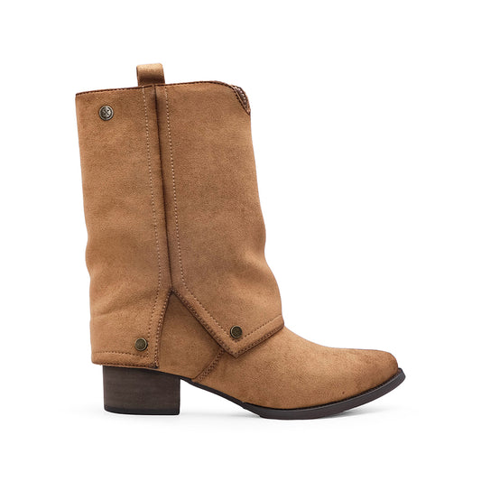 Bota Polaina Mulher Camel