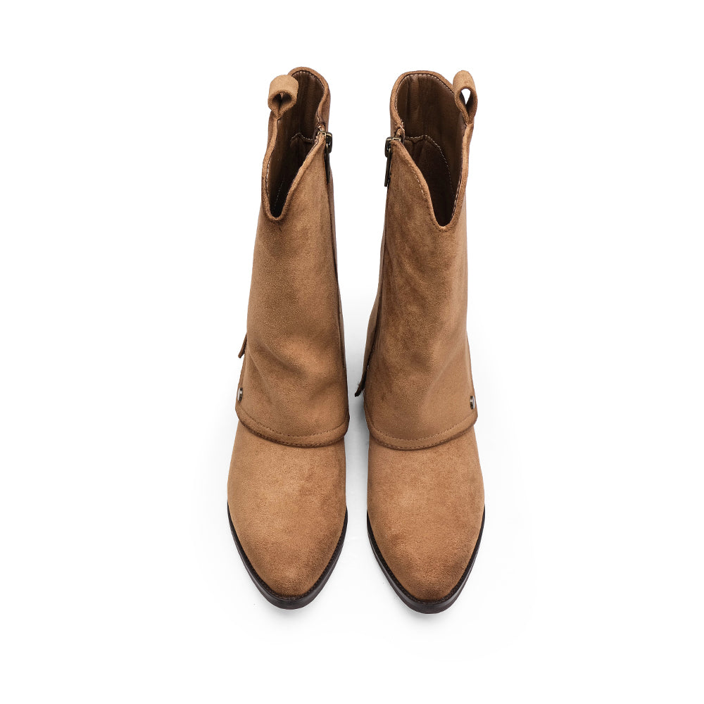 Bota Polaina Mulher Camel
