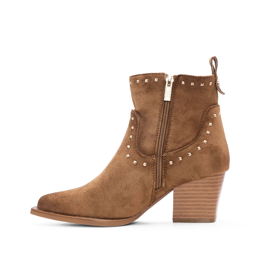 Botim Salto Médio Mulher Camel