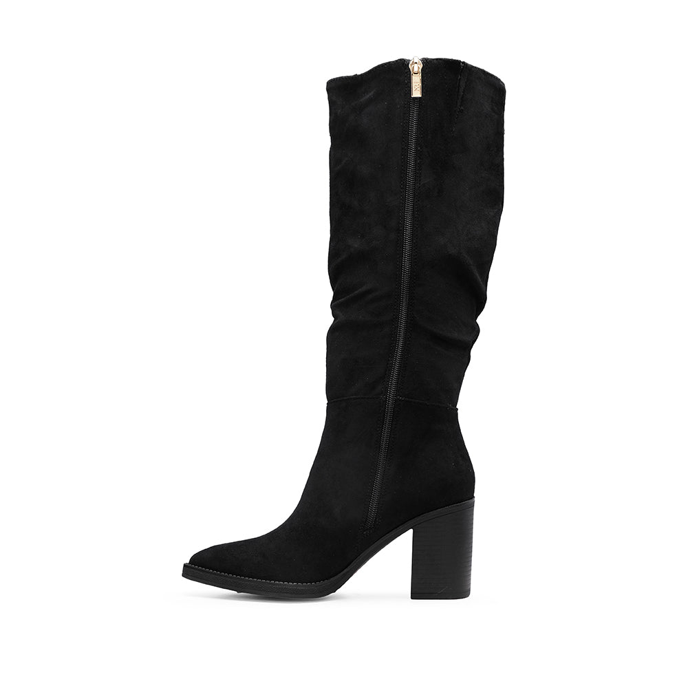 Bota Cano Alto Mulher Preto