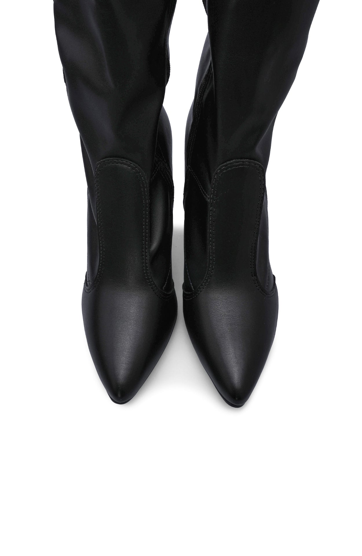 Bota Cano Alto Mulher Preto