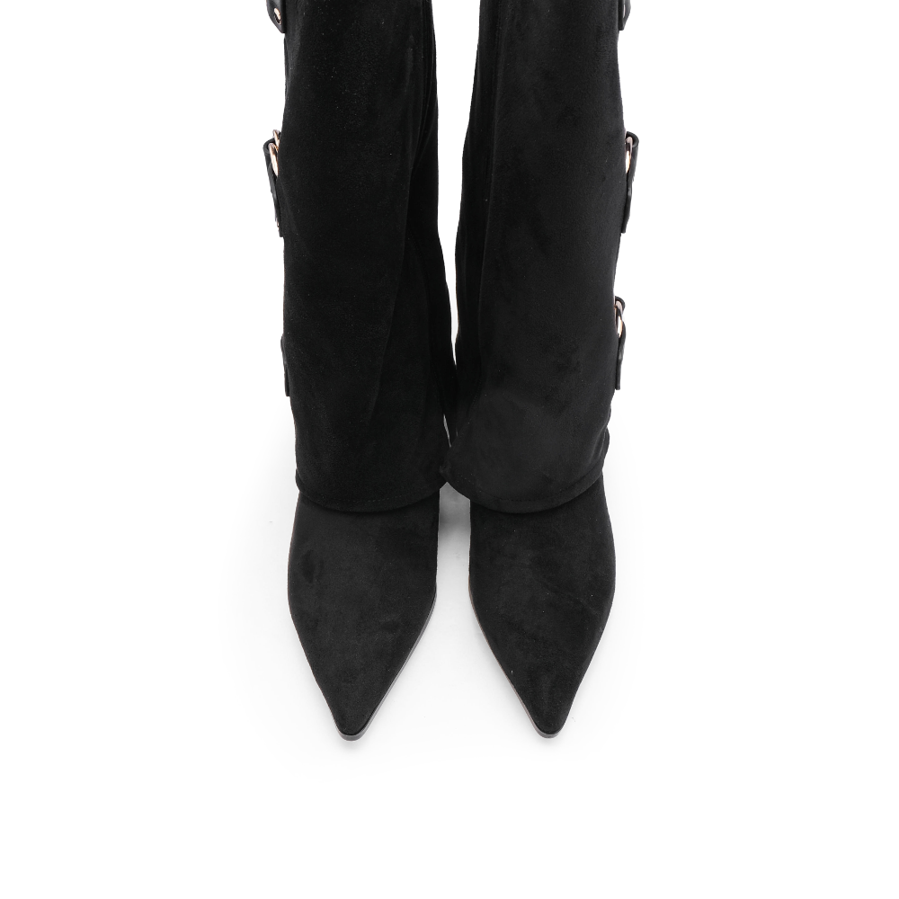 Bota Cano Alto Mulher Preto
