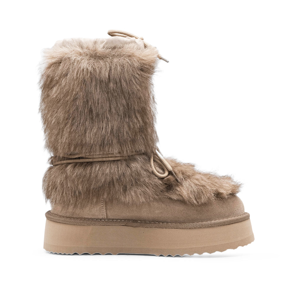 Bota Mulher  Taupe