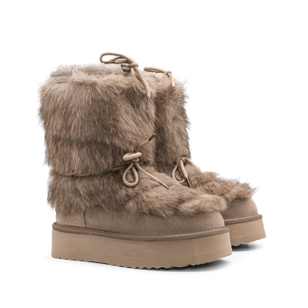 Bota Mulher  Taupe