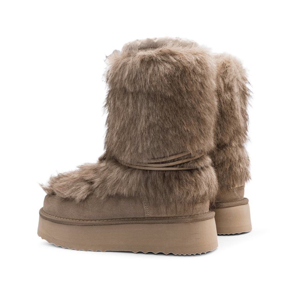 Bota Mulher  Taupe