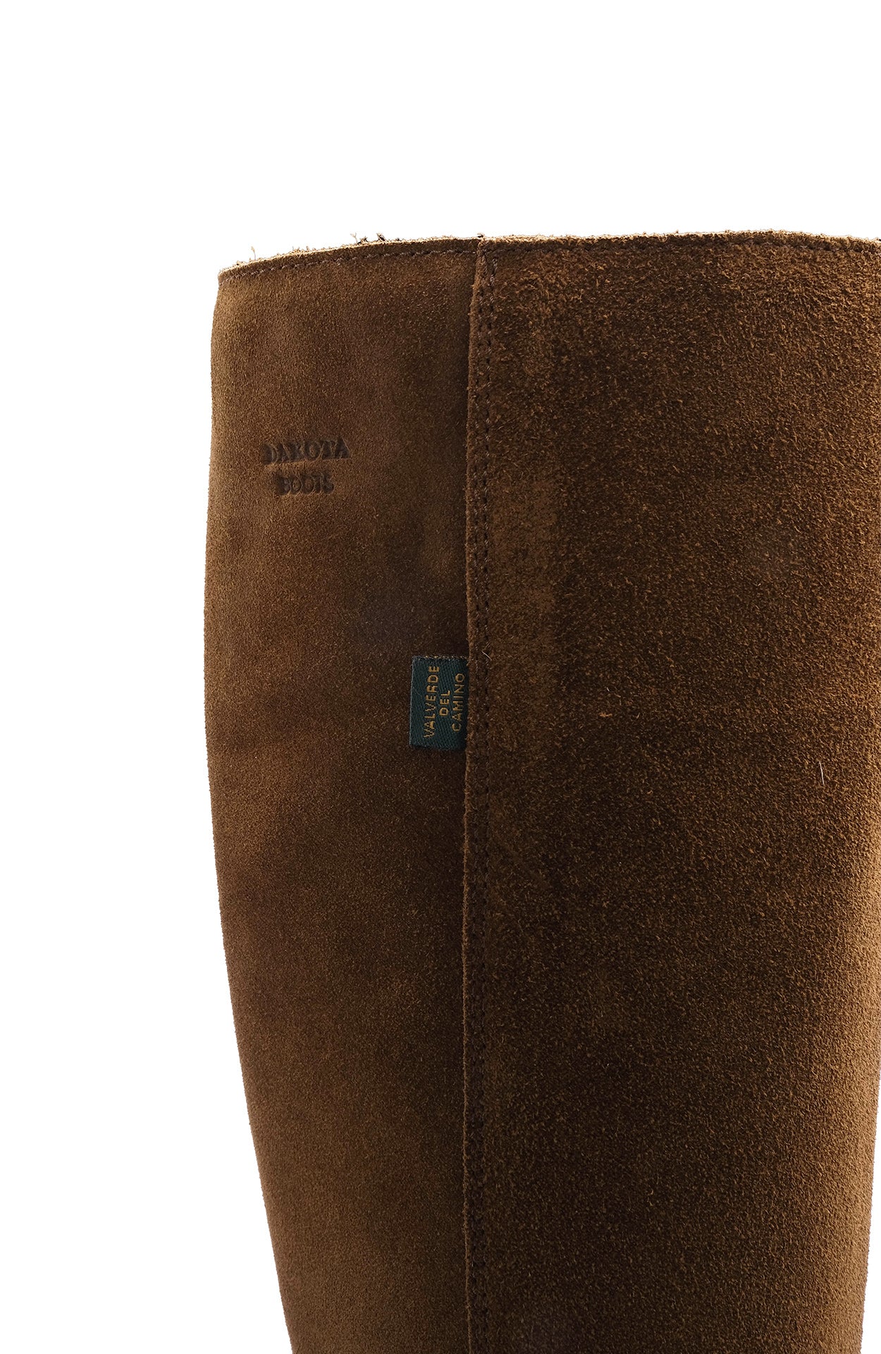 Bota Cano Alto Mulher Camurça Camel