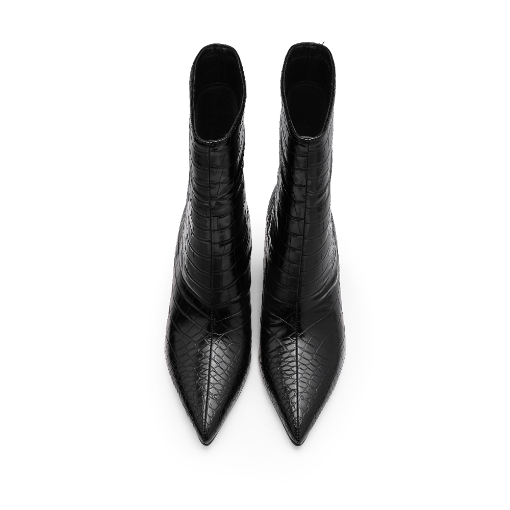 Bota Salto Alto Mulher Preto