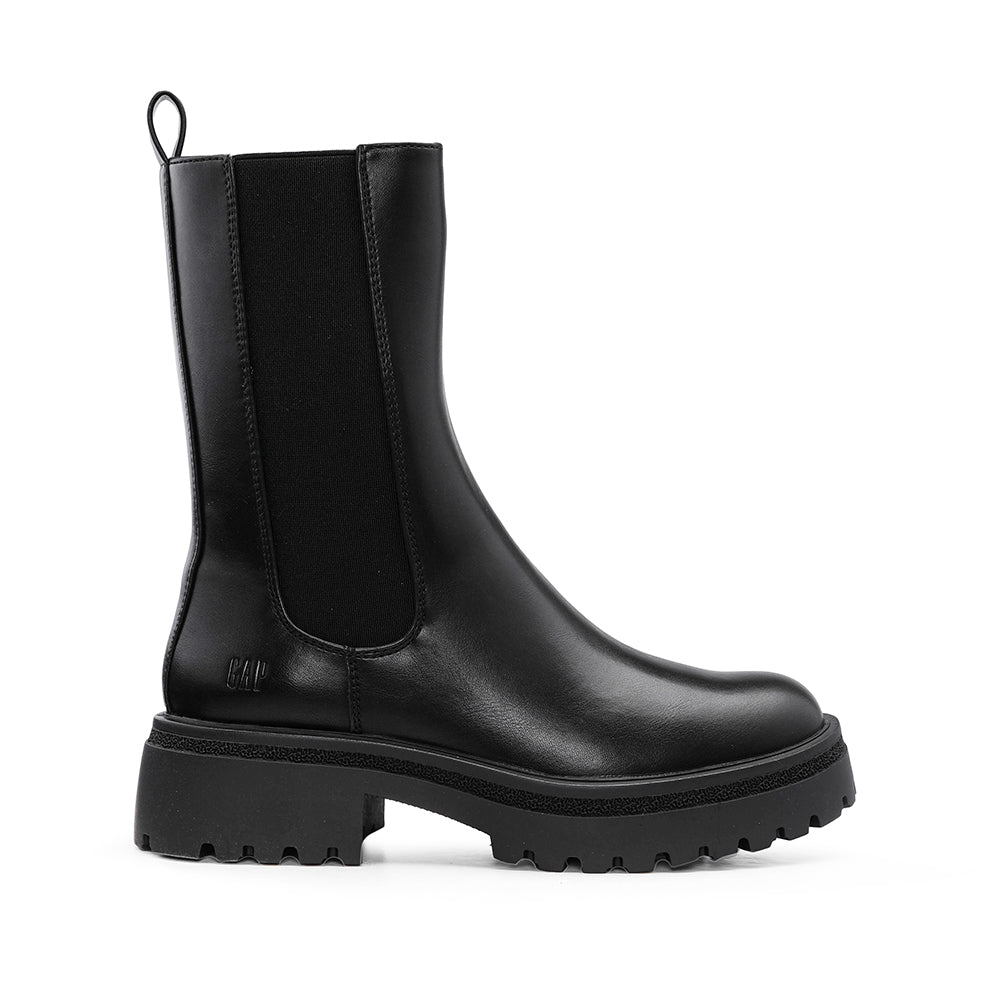 Bota Salto Raso Mulher Preto