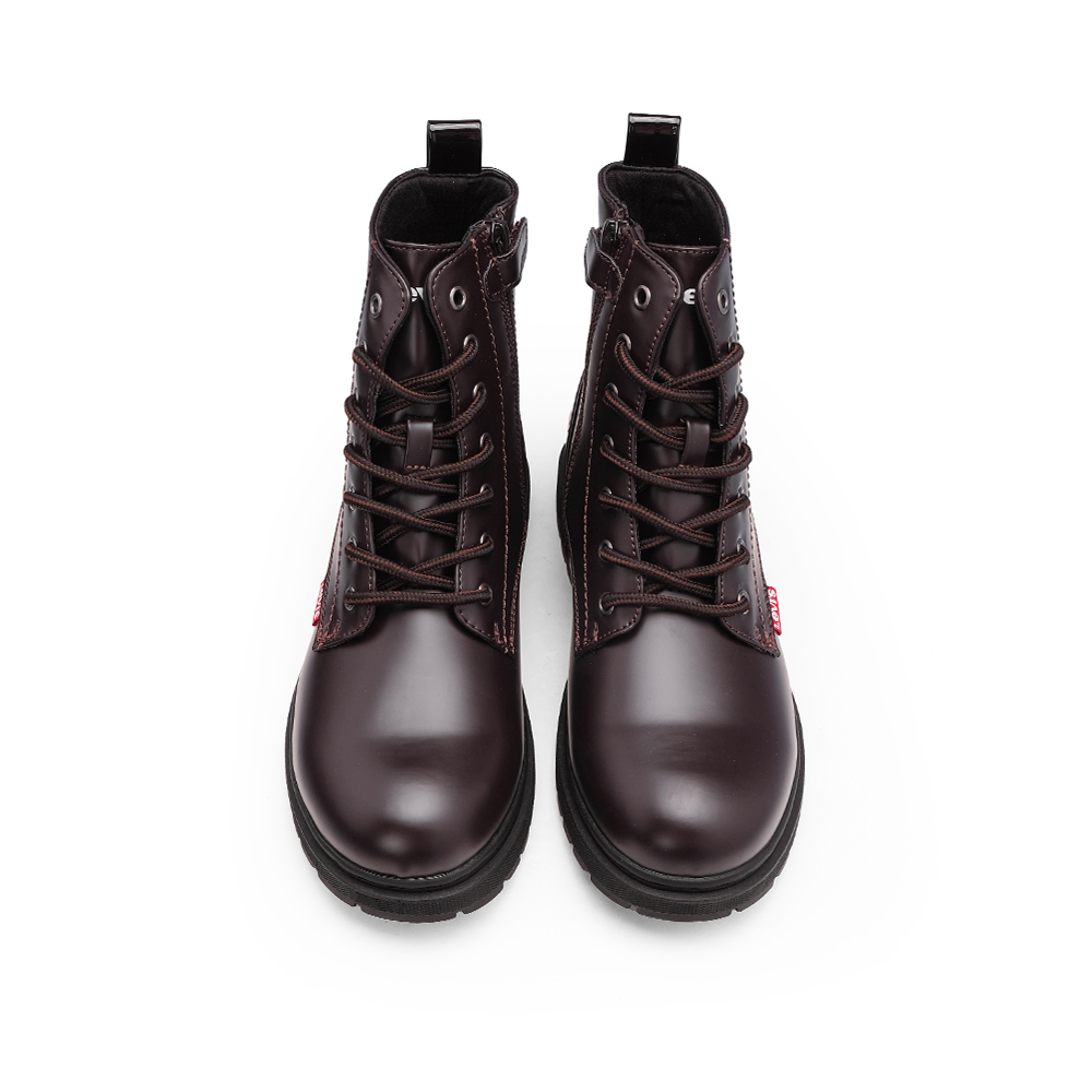 Bota Militar Mulher Castanho