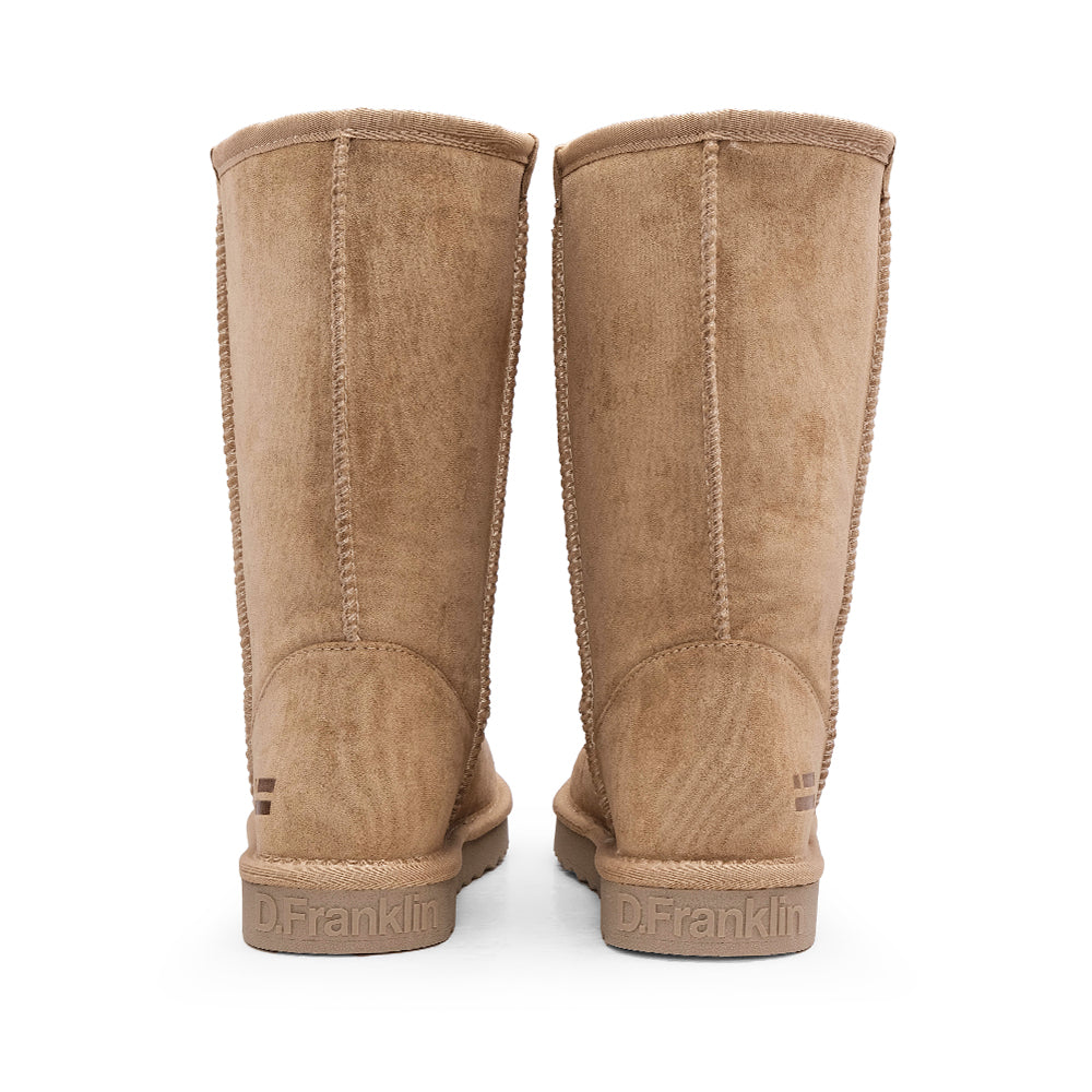 Bota Casual Mulher Bege