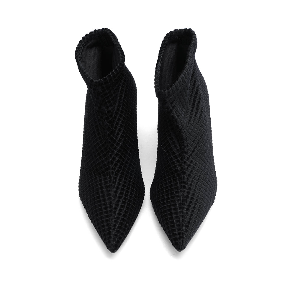 Botim Salto Médio Mulher Preto