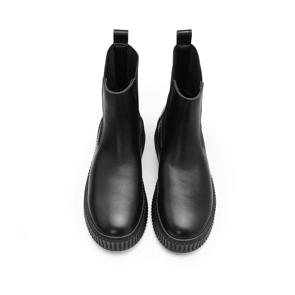 Bota Chelsea Mulher Pele Preto