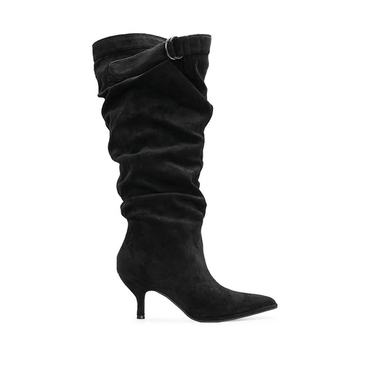 Bota Salto Alto Mulher Preto