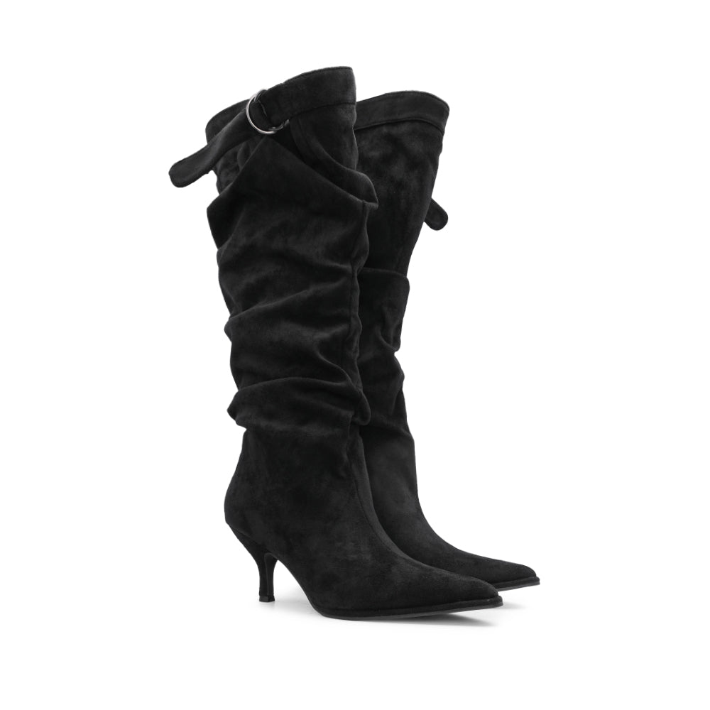 Bota Salto Alto Mulher Preto