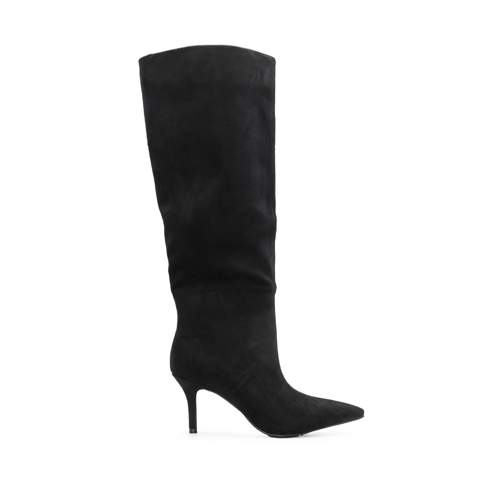 Bota Salto Médio Mulher Preto