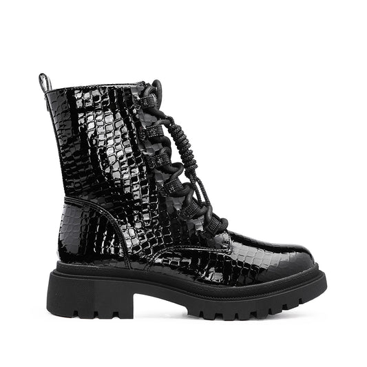Bota Militar Mulher Preto