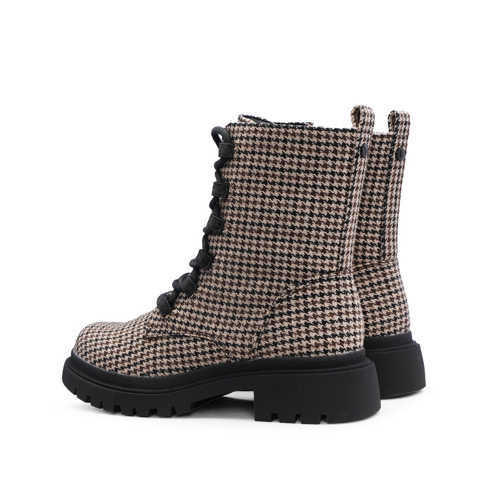 Bota Militar Mulher Taupe