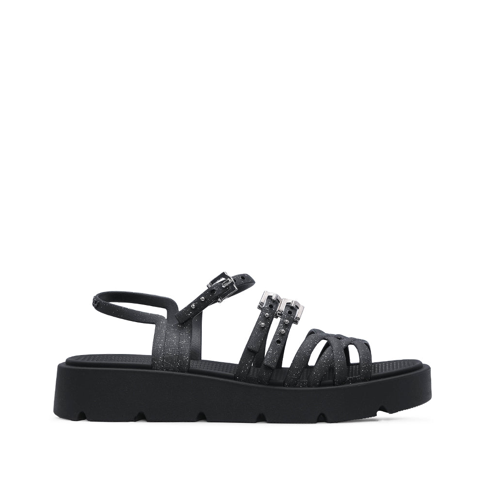 Sandália Casual Mulher Preto