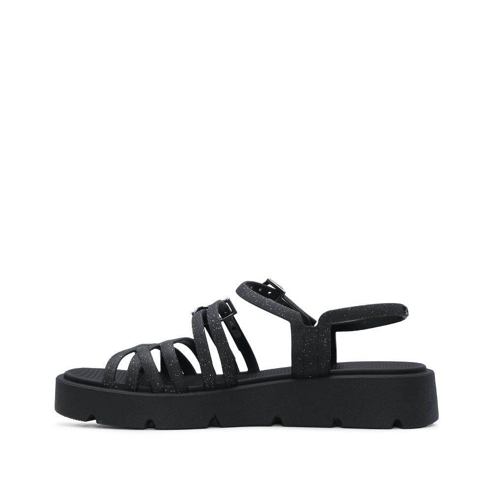 Sandália Casual Mulher Preto