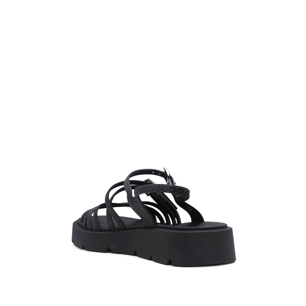 Sandália Casual Mulher Preto