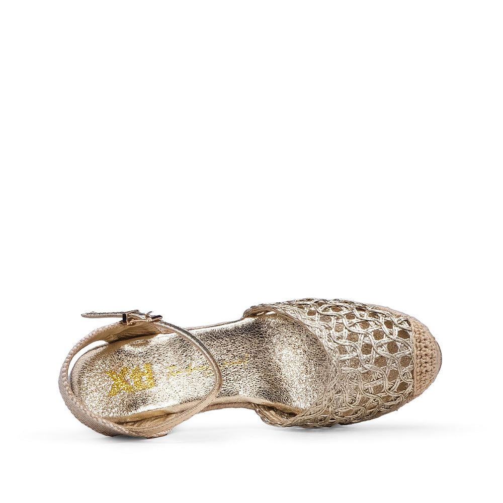 Sapato Alpercatas Mulher Dourado