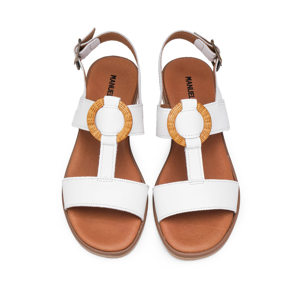Sandália Salto Alto Mulher Pele Branco