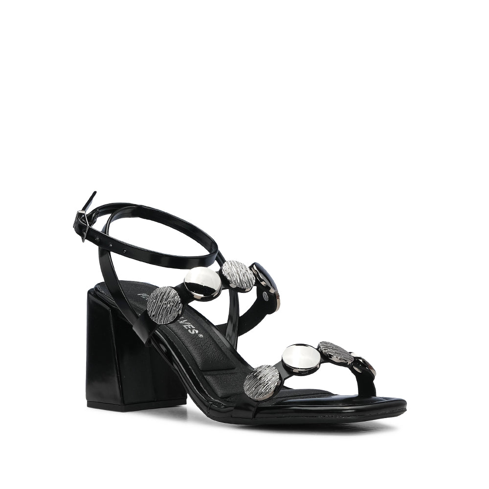 Sandália Salto Alto Mulher Preto