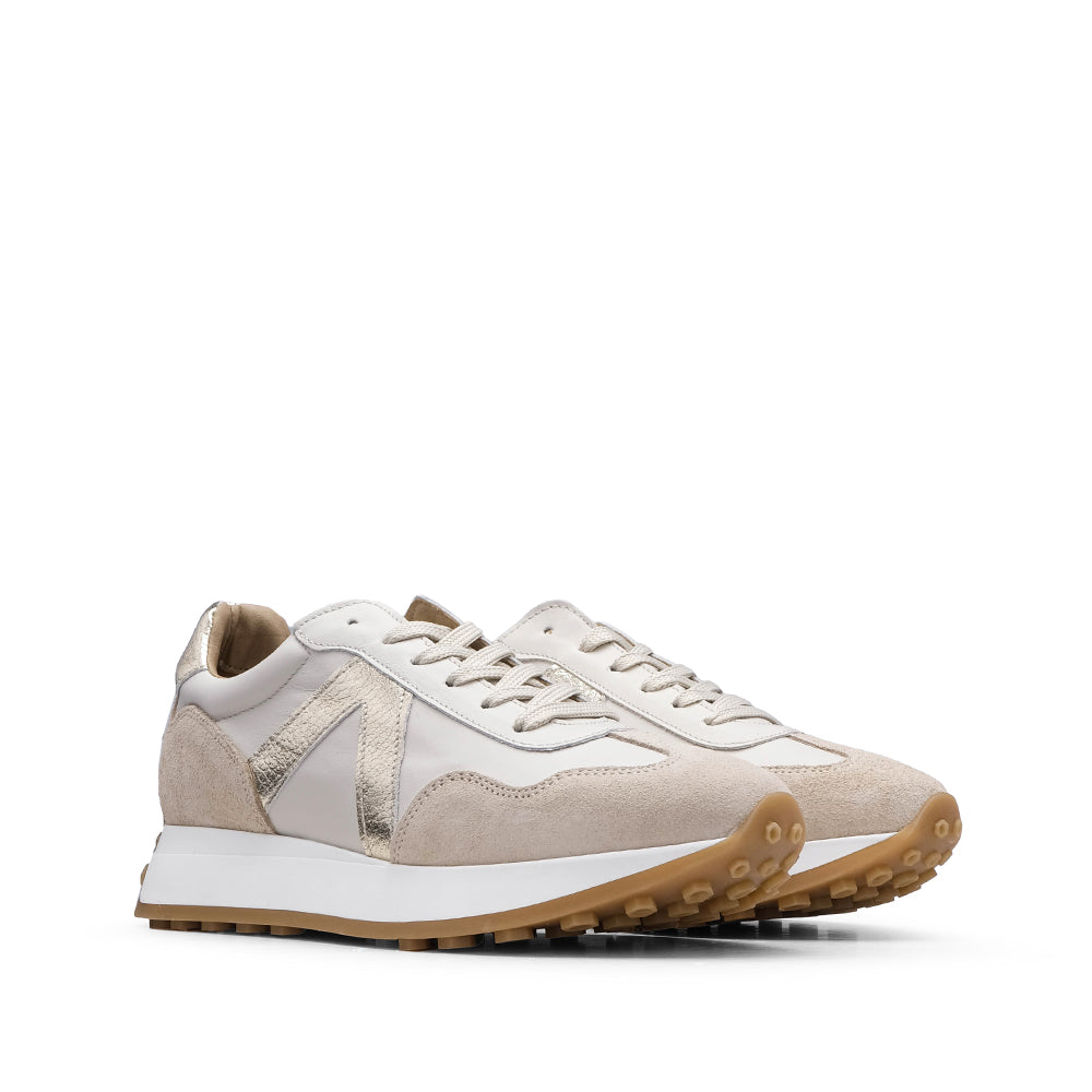 Sapatilha Casual Mulher Pele Dourado