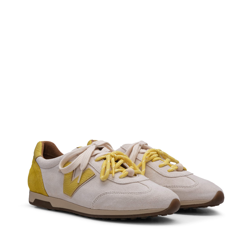 Sapatilha Casual Mulher Camurça Amarelo
