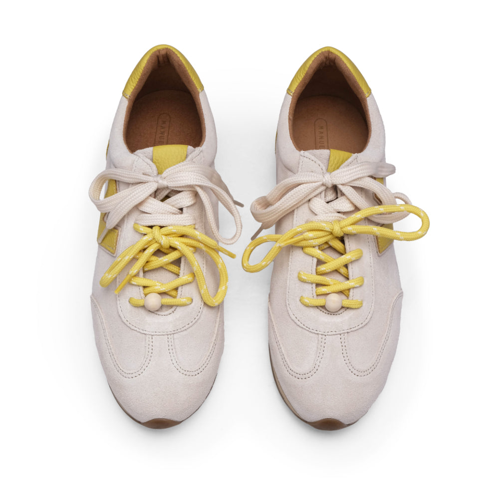 Sapatilha Casual Mulher Camurça Amarelo