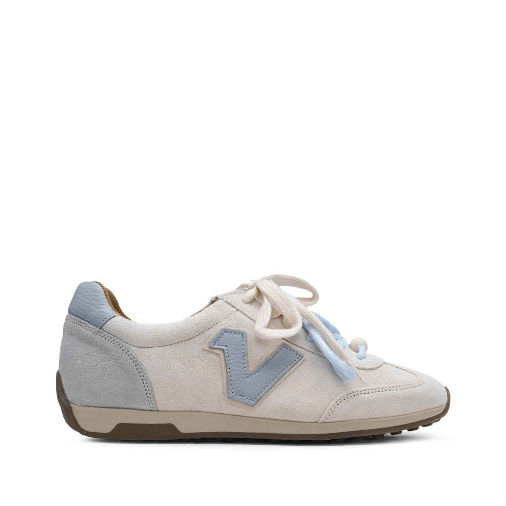 Sapatilha Casual Mulher Camurça Azul Bebe