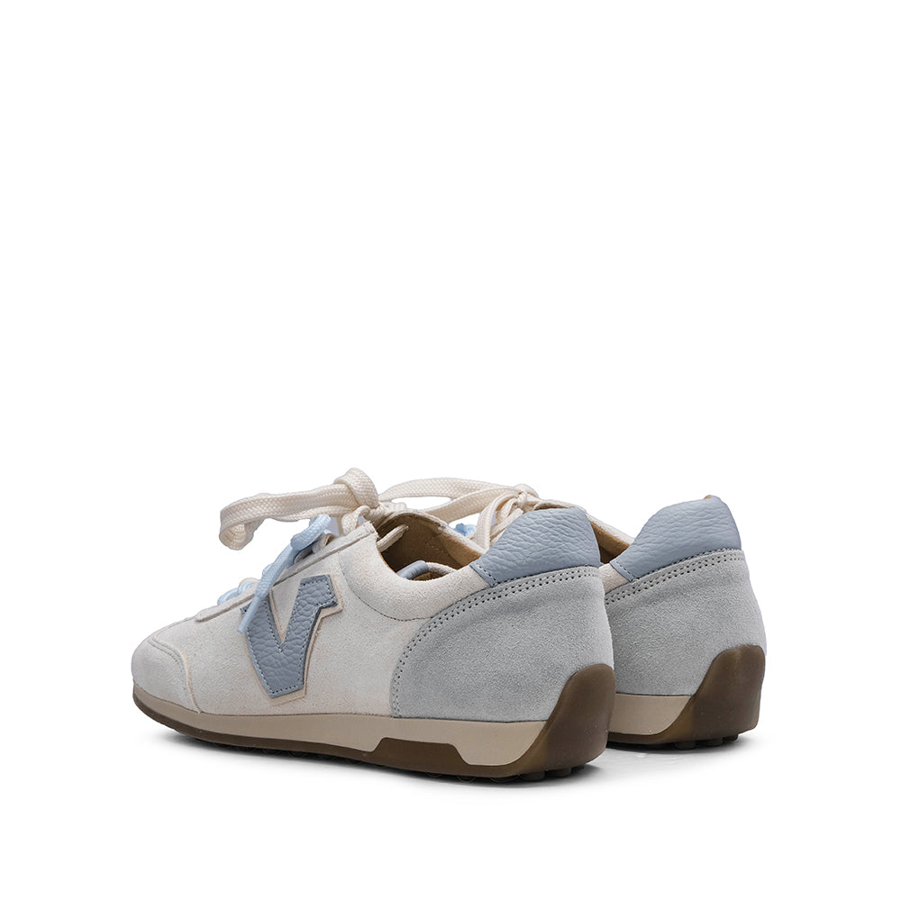 Sapatilha Casual Mulher Camurça Azul Bebe