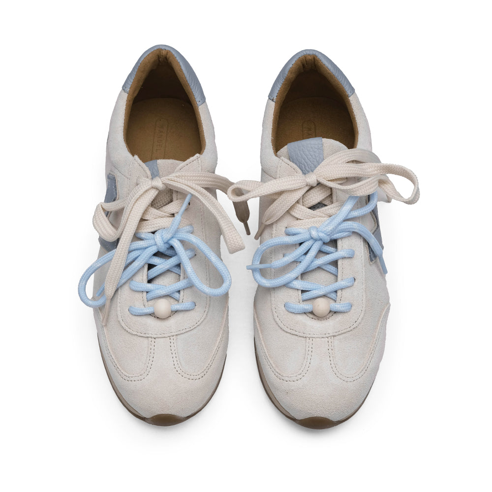 Sapatilha Casual Mulher Camurça Azul Bebe
