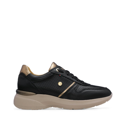Sapatilha Casual Mulher Pele Preto