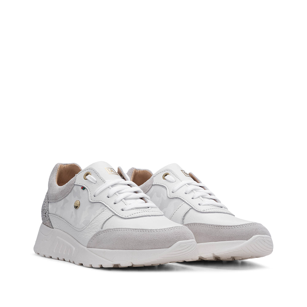 Sapatilha Casual Mulher Pele Branco