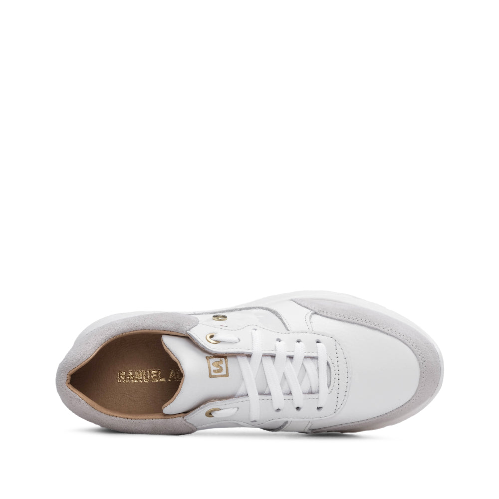 Sapatilha Casual Mulher Pele Branco