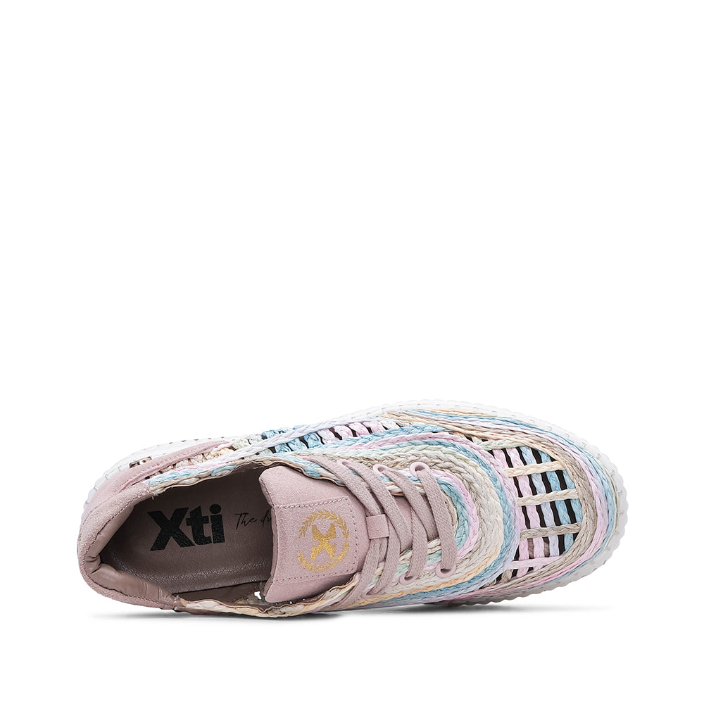 Sapatilha Casual Mulher Pele Sintética Multicolor