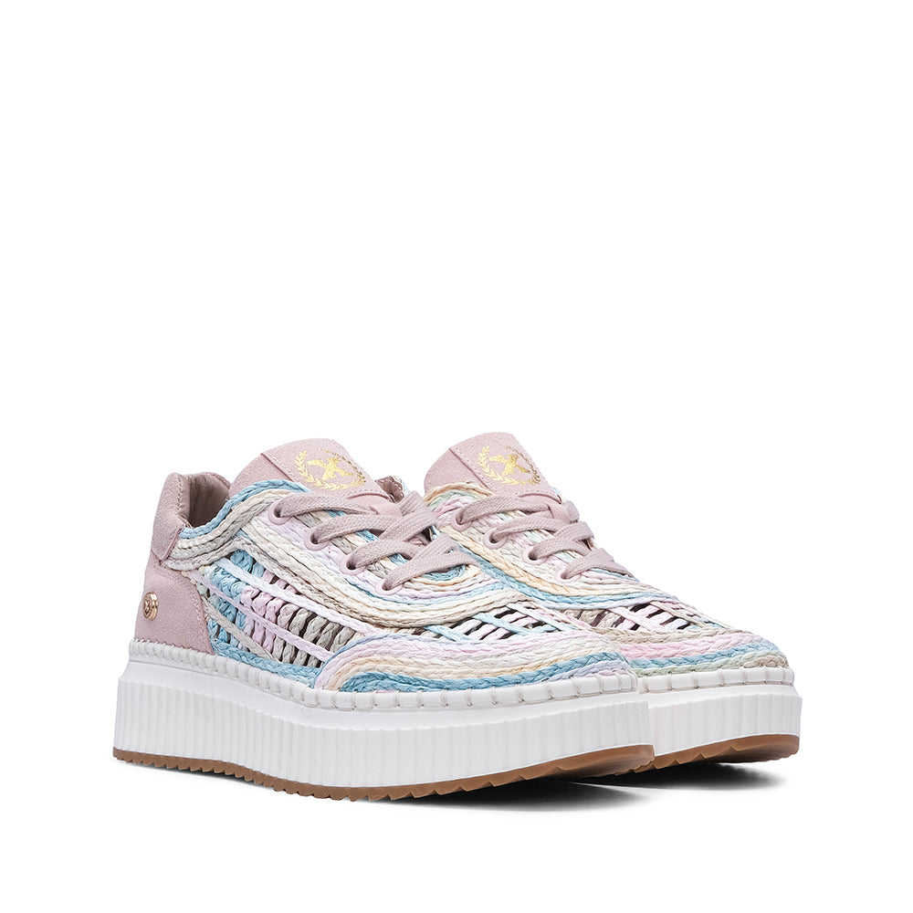 Sapatilha Casual Mulher Pele Sintética Multicolor
