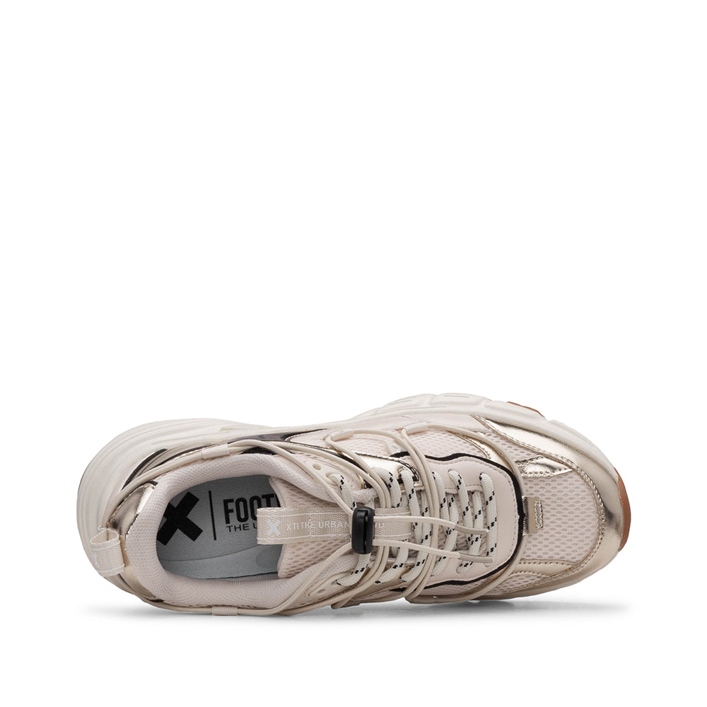 Sapatilha Casual Mulher Dourado