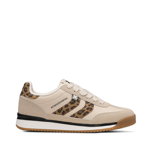 Zapatillas casuales con estampado de leopardo para mujer