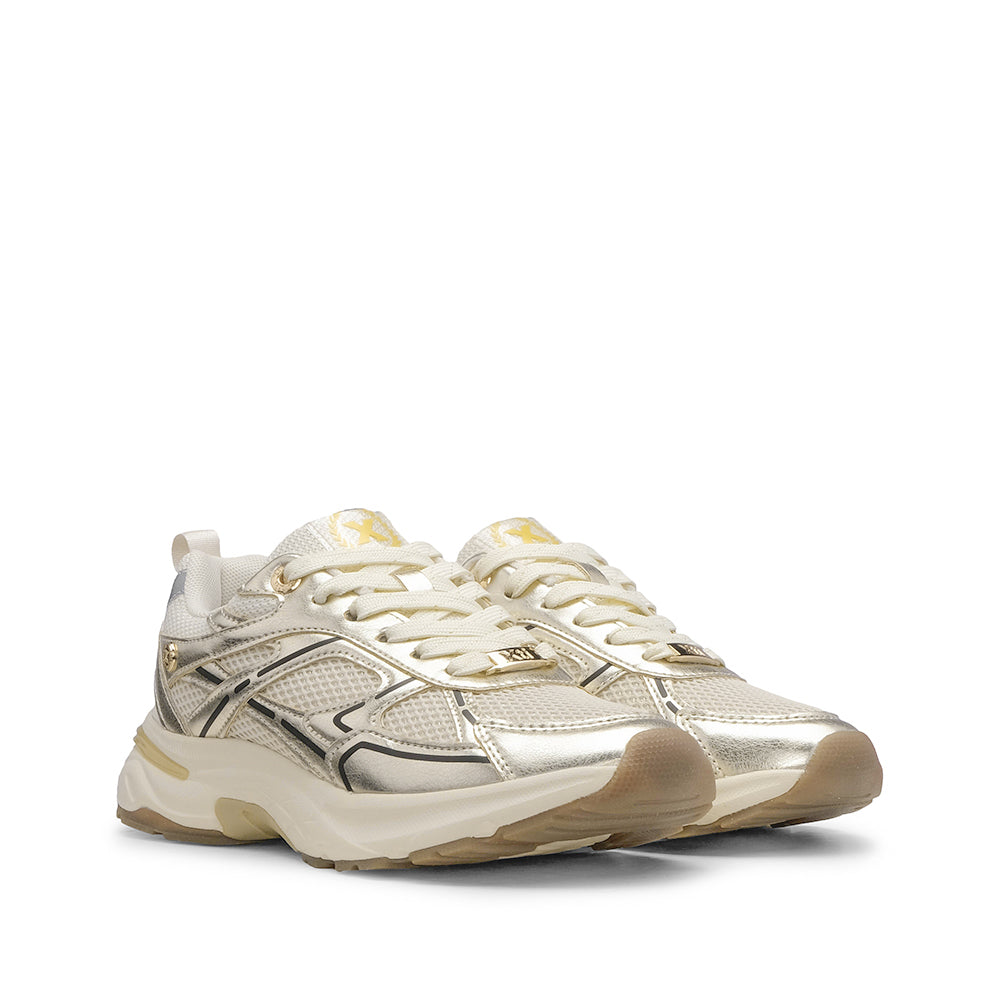 Sapatilha Casual Mulher Dourado