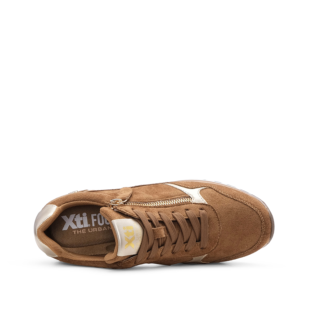 Sapatilha Casual Mulher Camel