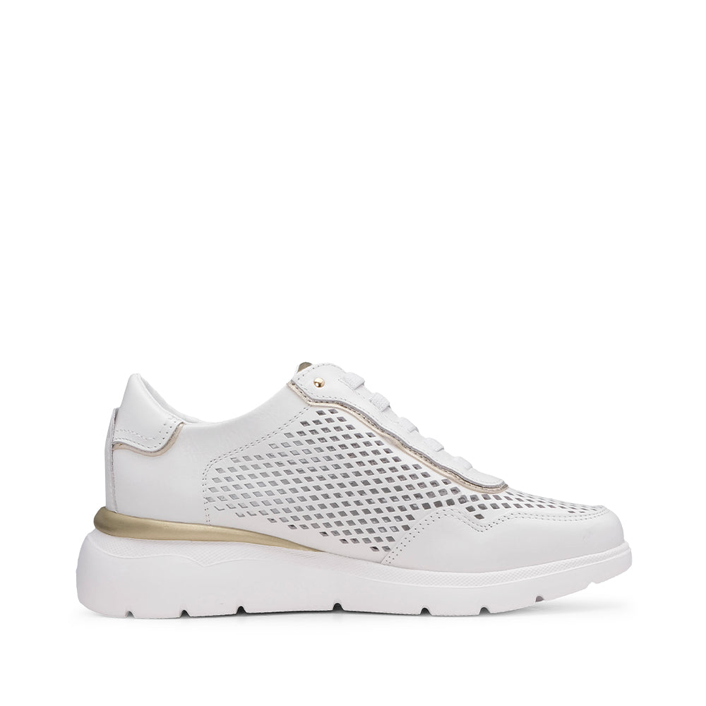 Sapatilha Casual Mulher Pele Branco