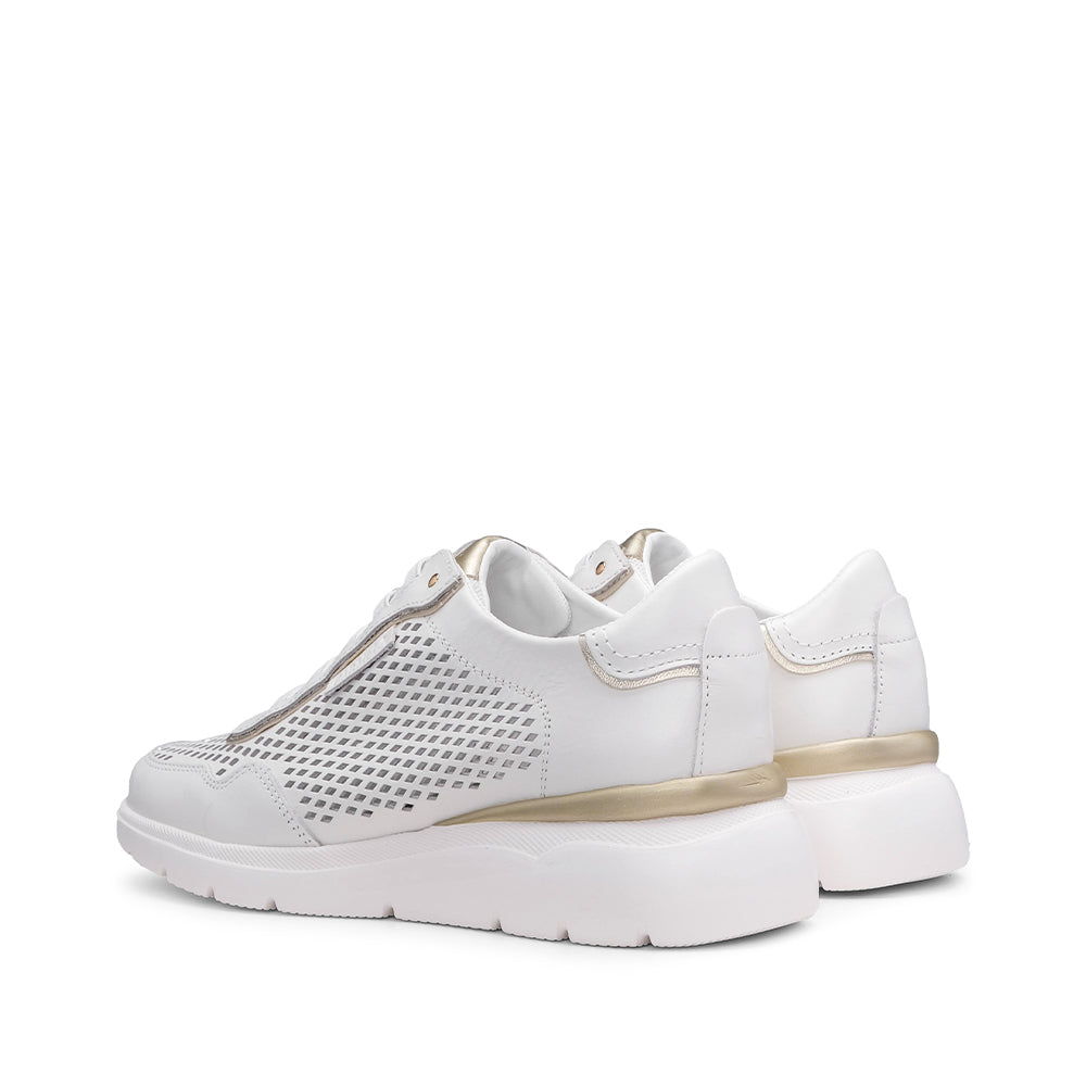 Sapatilha Casual Mulher Pele Branco