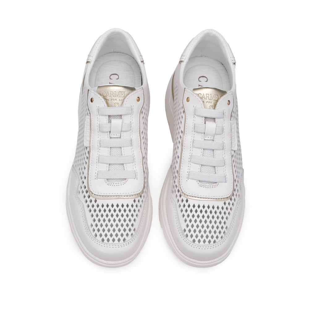 Sapatilha Casual Mulher Pele Branco