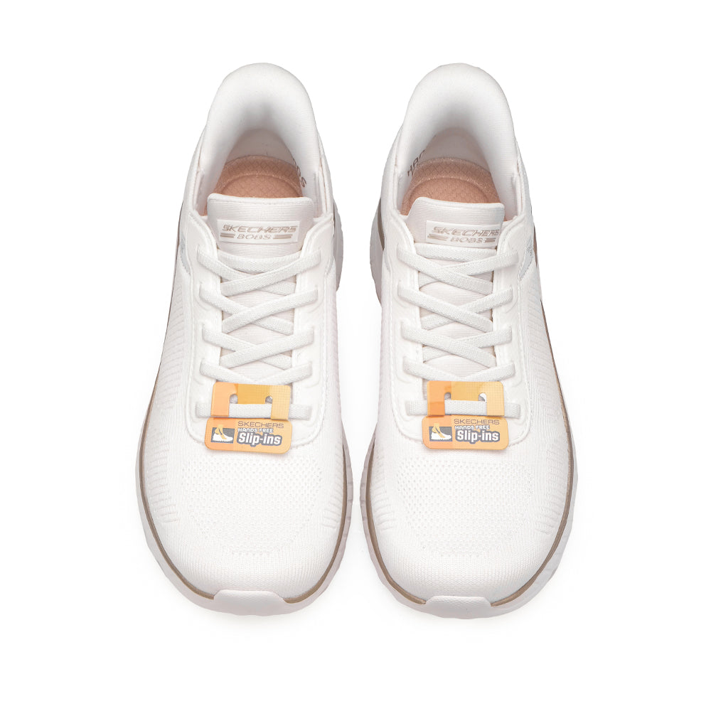 Sapatilha Desportivo Mulher Branco E Ouro