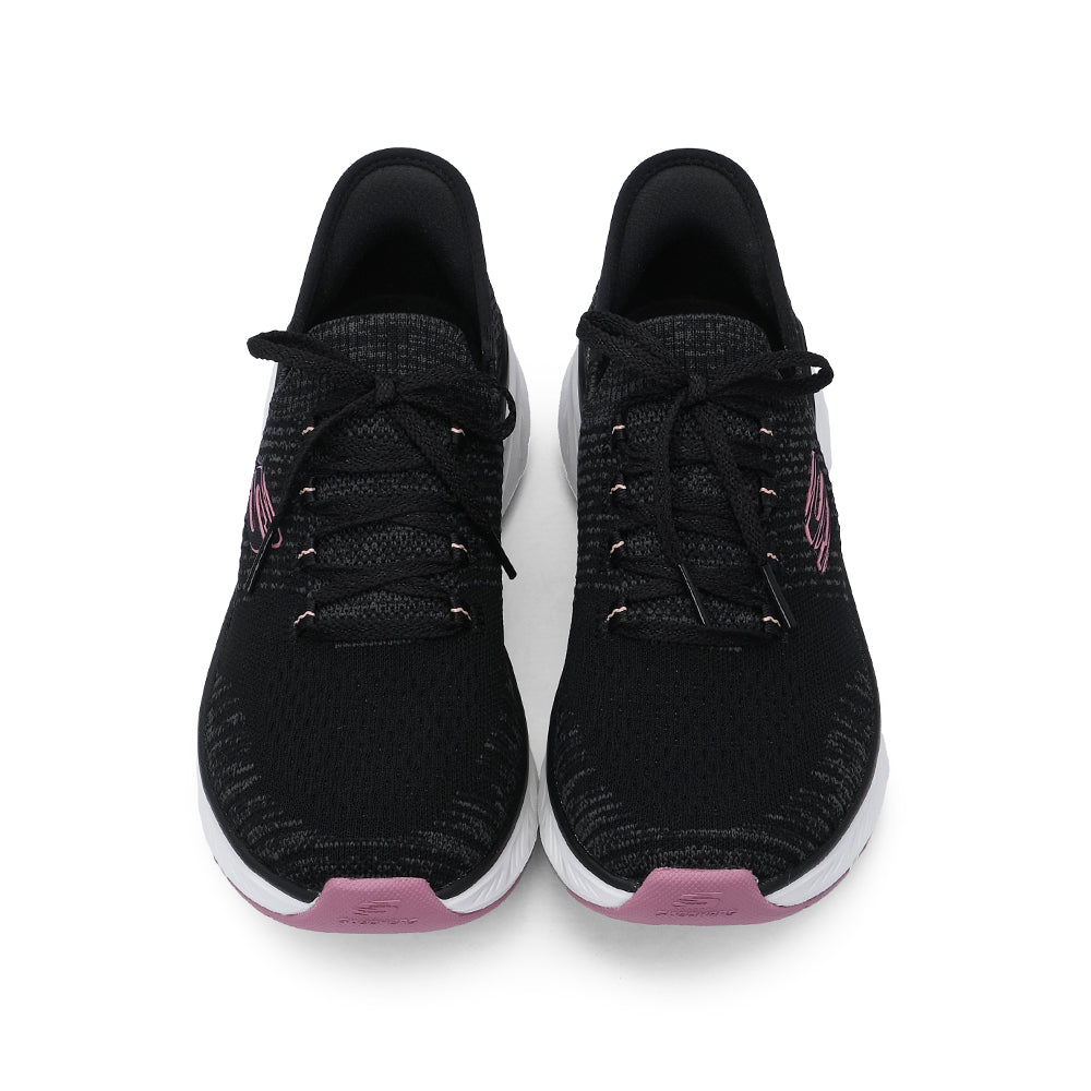 Sapatilha Desportivo Mulher Preto E Rosa