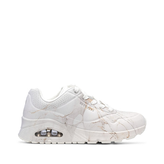 Sapatilha Casual Mulher Bege E Branco