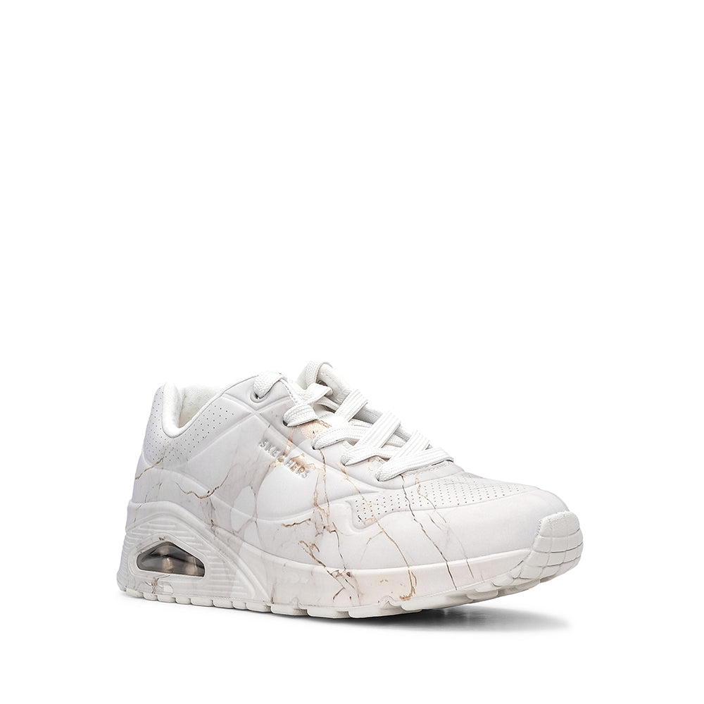 Sapatilha Casual Mulher Bege E Branco