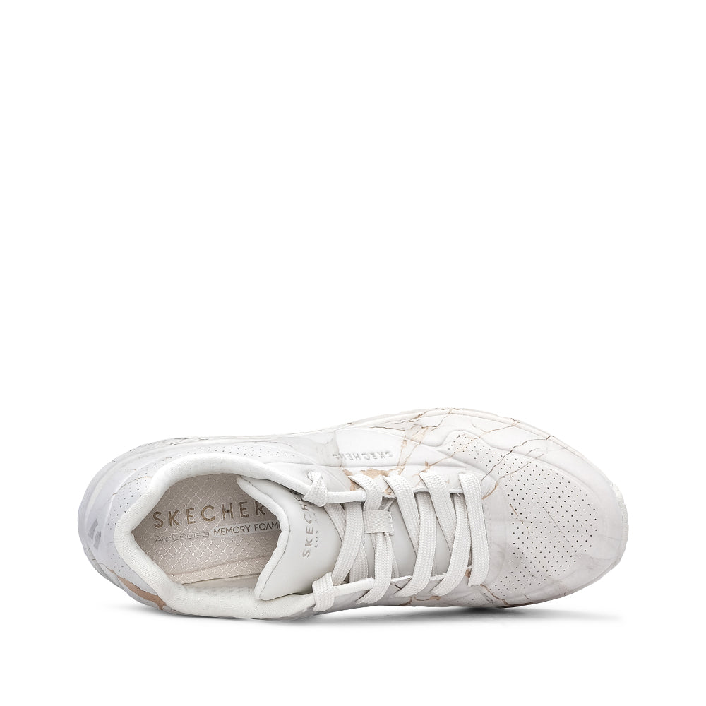 Sapatilha Casual Mulher Bege E Branco